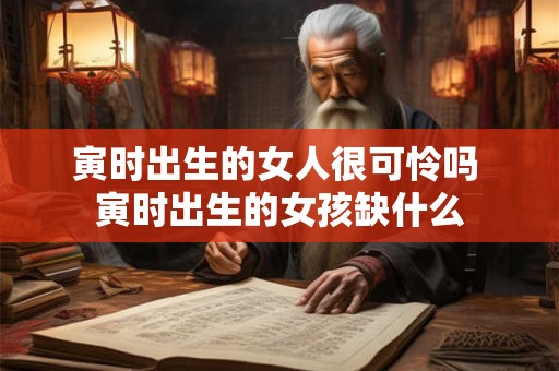 寅时出生的女人很可怜吗 寅时出生的女孩缺什么
