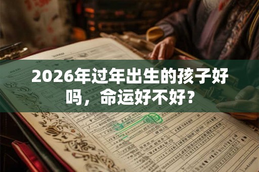 2026年过年出生的孩子好吗,命运好不好? 2026年过年出生的孩子好吗,命运好不好?