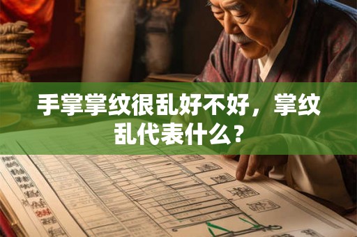 手掌掌纹很乱好不好，掌纹乱代表什么？