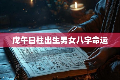戊午日柱出生男女八字命运