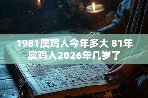 1981属鸡人今年多大 81年属鸡人2026年几岁了