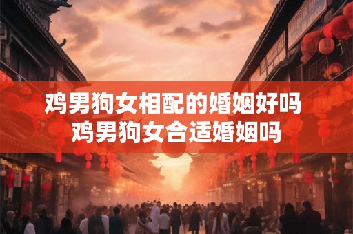 鸡男狗女相配的婚姻好吗 鸡男狗女合适婚姻吗