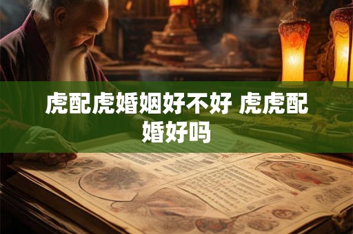 虎配虎婚姻好不好 虎虎配婚好吗 虎配虎婚姻好不好 虎虎配婚好吗