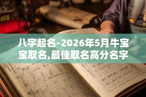 八字起名-2026年5月牛宝宝取名,最佳取名高分名字精选