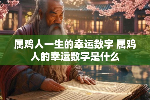 属鸡人一生的幸运数字 属鸡人的幸运数字是什么