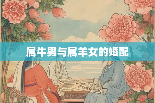属牛男与属羊女的婚配