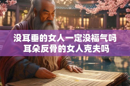 没耳垂的女人一定没福气吗 耳朵反骨的女人克夫吗