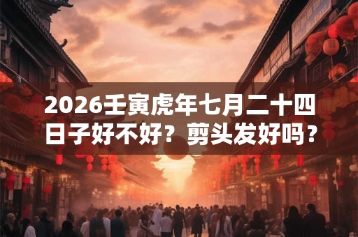 2026壬寅虎年七月二十四日子好不好？剪头发好吗？