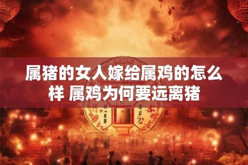 属猪的女人嫁给属鸡的怎么样 属鸡为何要远离猪