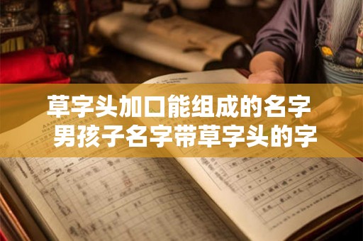 草字头加口能组成的名字 男孩子名字带草字头的字 草字头加口能组成的名字 男孩子名字带草字头的字