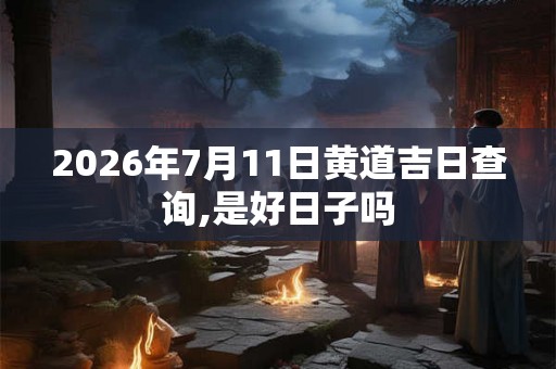 2026年7月11日黄道吉日查询,是好日子吗