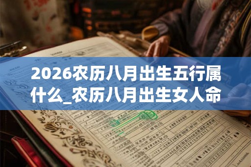 2026农历八月出生五行属什么_农历八月出生女人命运
