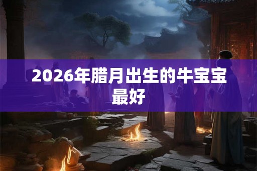 2026年腊月出生的牛宝宝最好
