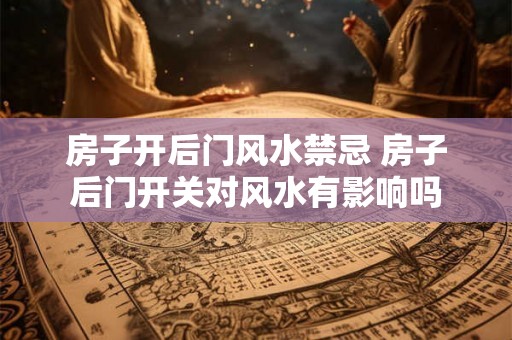 房子开后门风水禁忌 房子后门开关对风水有影响吗