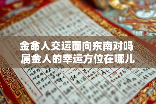 金命人交运面向东南对吗 属金人的幸运方位在哪儿 金命人交运面向东南对吗 属金人的幸运方位在哪儿
