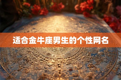 适合金牛座男生的个性网名 适合金牛座男生的个性网名