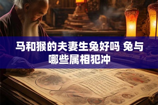 马和猴的夫妻生兔好吗 兔与哪些属相犯冲