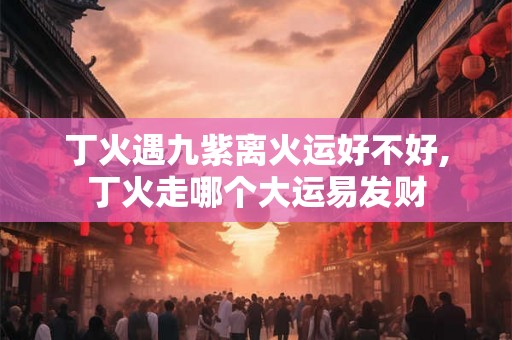 丁火遇九紫离火运好不好,丁火走哪个大运易发财 丁火遇九紫离火运好不好,丁火走哪个大运易发财