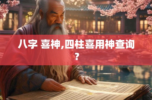 八字 喜神,四柱喜用神查询？