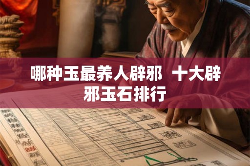 哪种玉最养人辟邪  十大辟邪玉石排行