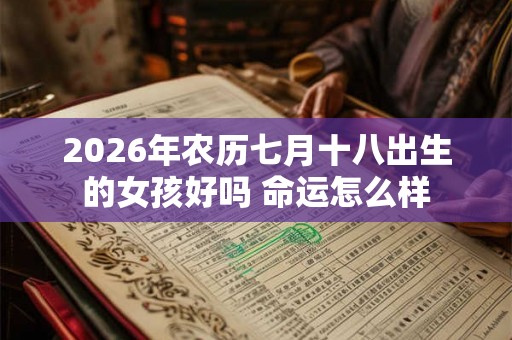 2026年农历七月十八出生的女孩好吗 命运怎么样