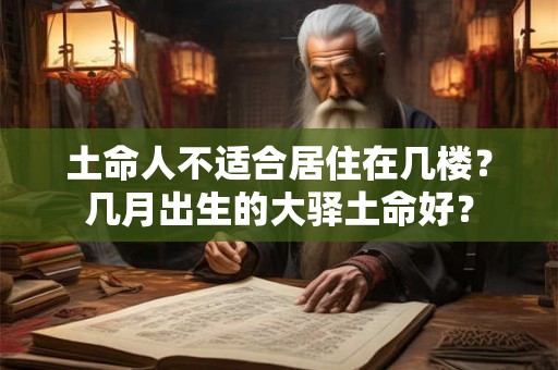 土命人不适合居住在几楼？几月出生的大驿土命好？