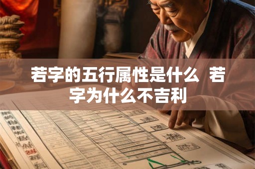 若字的五行属性是什么  若字为什么不吉利