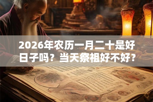 2026年农历一月二十是好日子吗？当天祭祖好不好？