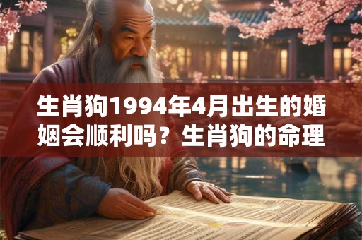 生肖狗1994年4月出生的婚姻会顺利吗？生肖狗的命理你知道吗？