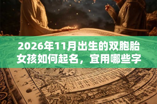 2026年11月出生的双胞胎女孩如何起名，宜用哪些字
