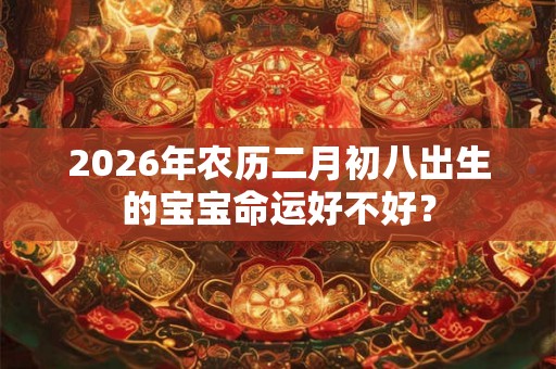 2026年农历二月初八出生的宝宝命运好不好? 2026年农历二月初八出生的宝宝命运好不好?