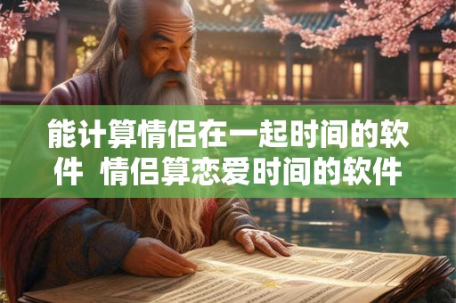 能计算情侣在一起时间的软件  情侣算恋爱时间的软件