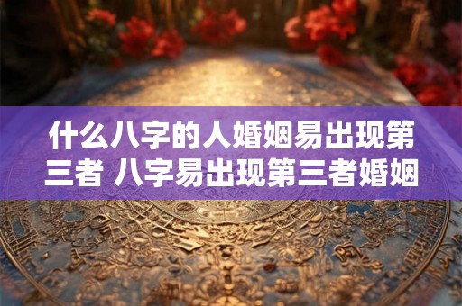 什么八字的人婚姻易出现第三者 八字易出现第三者婚姻