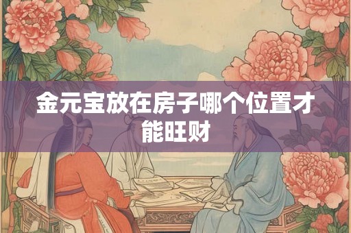 金元宝放在房子哪个位置才能旺财
