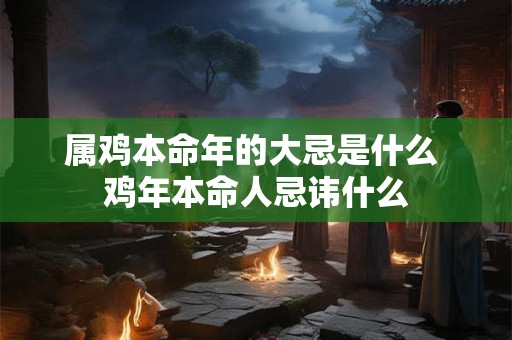 属鸡本命年的大忌是什么 鸡年本命人忌讳什么