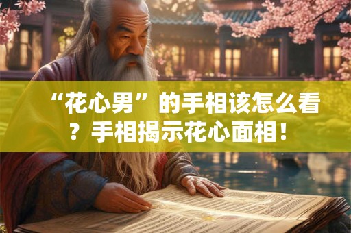“花心男”的手相该怎么看？手相揭示花心面相！