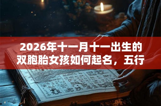 2026年十一月十一出生的双胞胎女孩如何起名，五行属什么