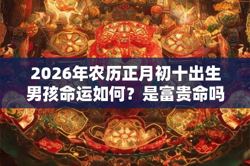 2026年农历正月初十出生男孩命运如何?是富贵命吗? 2026年农历正月初十出生男孩命运如何?是富贵命吗?