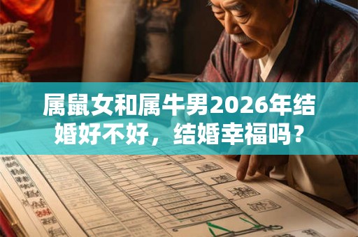 属鼠女和属牛男2026年结婚好不好，结婚幸福吗？