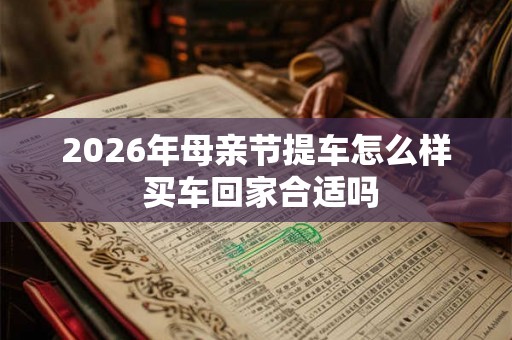 2026年母亲节提车怎么样 买车回家合适吗