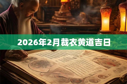 2026年2月裁衣黄道吉日