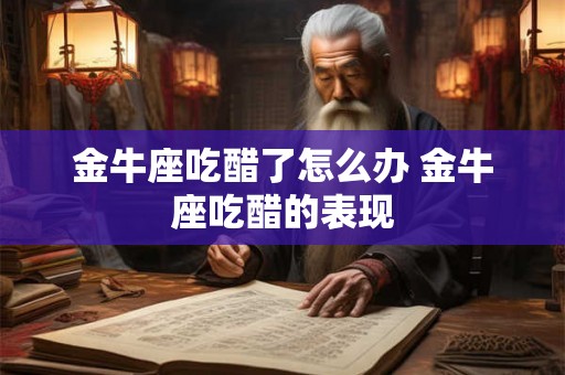 金牛座吃醋了怎么办 金牛座吃醋的表现 金牛座吃醋了怎么办 金牛座吃醋的表现