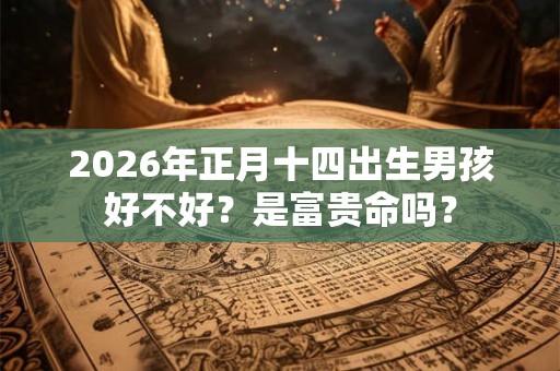 2026年正月十四出生男孩好不好？是富贵命吗？