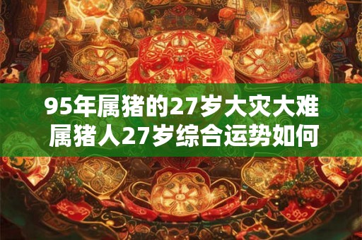 95年属猪的27岁大灾大难 属猪人27岁综合运势如何 95年属猪的27岁大灾大难 属猪人27岁综合运势如何