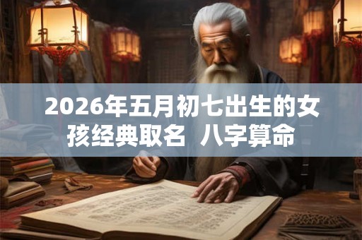 2026年五月初七出生的女孩经典取名 八字算命 2026年五月初七出生的女孩经典取名 八字算命