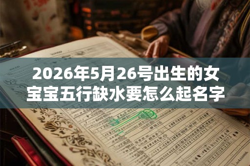 2026年5月26号出生的女宝宝五行缺水要怎么起名字