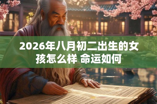 2026年八月初二出生的女孩怎么样 命运如何