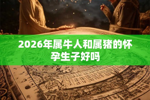 2026年属牛人和属猪的怀孕生子好吗 2026年属牛人和属猪的怀孕生子好吗