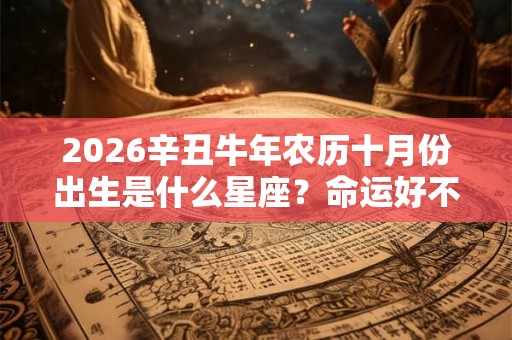 2026辛丑牛年农历十月份出生是什么星座？命运好不好？