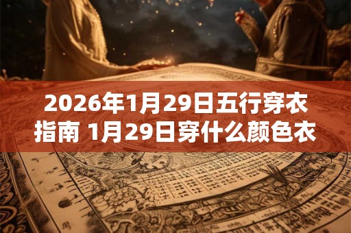 2026年1月29日五行穿衣指南 1月29日穿什么颜色衣服